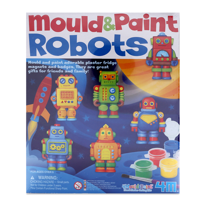 Bộ đồ chơi trang trí khuôn hình robot 4M trên 5 tuổi