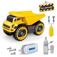 Bộ Đồ chơi - Xe công trình tự tháo lắp - Xe Ben chuyên dụng (839618)