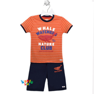 Bộ Đồ Lửng Bé Trai In Hình Cá Kavio Kids BS17-N3