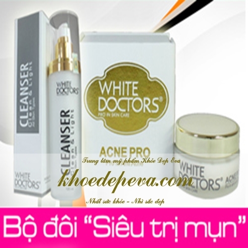 Bộ đôi "Siêu trị mụn" của White Doctors Anepro & Cleanser