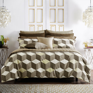 Bộ Drap 5 món cao cấp Lotus Impression mới LI-038 BS5-180-LI-038 (180x200cm)