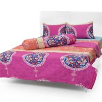 Bộ drap cotton Hàn Quốc cao cấp có mền Evadrap CT6-6 1m6