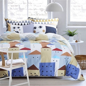 Bộ Drap Cotton Lụa Cao Cấp Julia 213BK18 180x200x28cm
