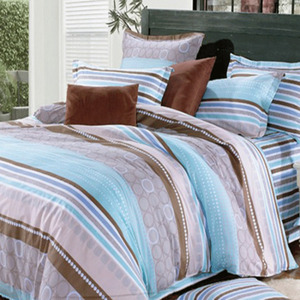 Bộ Ga Gối Cotton Hàn Quốc Julia 188BK18 - 180x200Cm (Không Kèm Chăn)