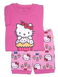 Bộ quần áo cho bé cộc tay Baby Gap Kitty Bánh ga tô