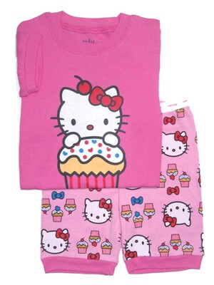 Bộ quần áo cho bé cộc tay Baby Gap Kitty Bánh ga tô