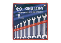 Bộ hai đầu miệng 8 cái hệ mét Kingtony 1108MR 6-22mm