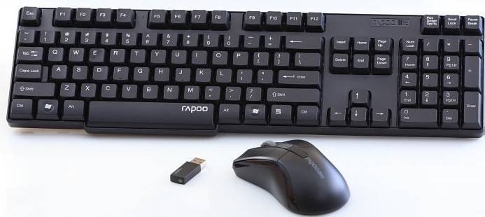 Bộ bàn phím và chuột không dây Rapoo 1800Pro