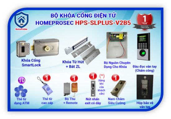 Bộ khóa HPS-SLPLUS-V2B5