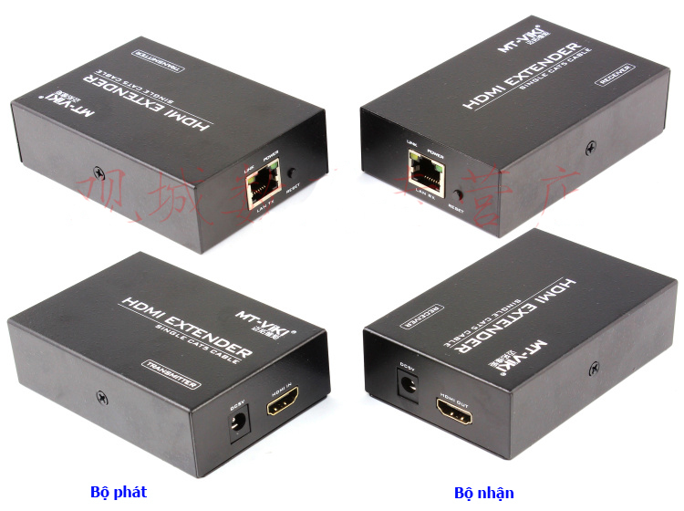 Bộ khuếch đại tín hiệu HDMI 100-120m - HDMI Extender MT-ED06. Nối dài cáp HDMI qua đường dây mạng