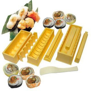 Bộ 10 khuôn làm sushi đa hình