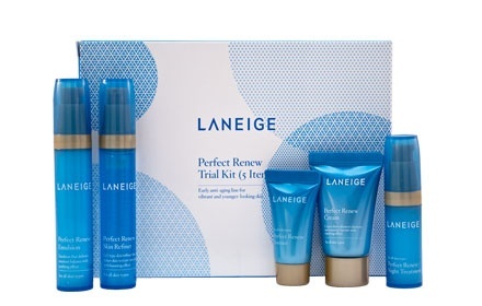 Bộ kit săn da chống lão hoá 5 món Perfect Renew Trial Kit Laneige Perfect