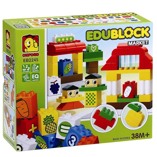 Bộ lắp ghép Edu Block Market EB2245