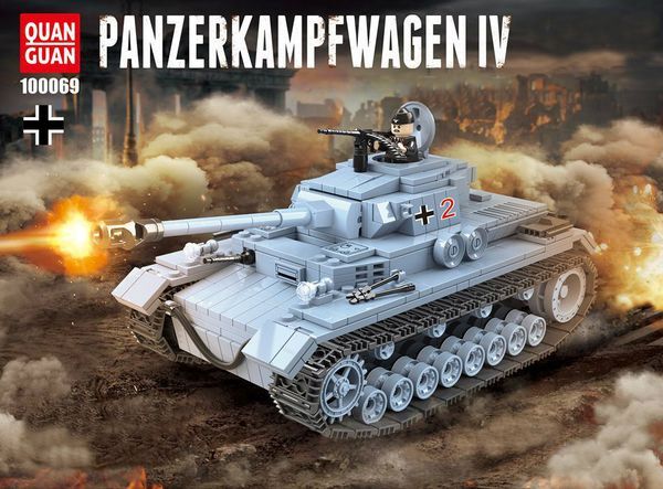 Nơi bán Bộ lắp ráp Lego Tank Panzer IV QuanGuan 100069 giá rẻ nhất 