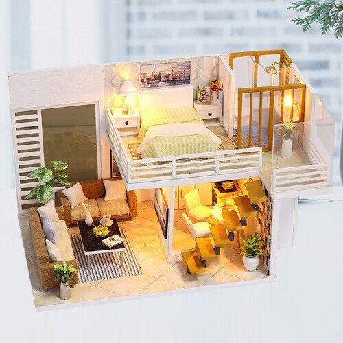 Bộ Lắp Ráp Mô Hình Nhà Gỗ Diy - Ngôi Nhà Mơ Ước K031 Chính Hãng Giá Rẻ