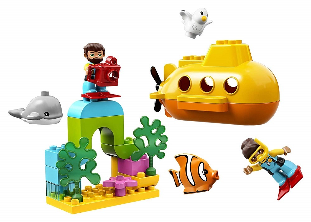 Bộ lắp ráp Tàu ngầm khám phá đại dương Lego Duplo 10910