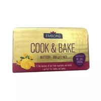 Bơ lạt Cook & Bake Emborg 200gr