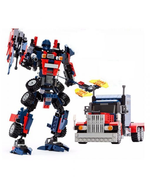 Bộ lego xếp hình Robot biến hình Transformers Optimus Prime 377 psc