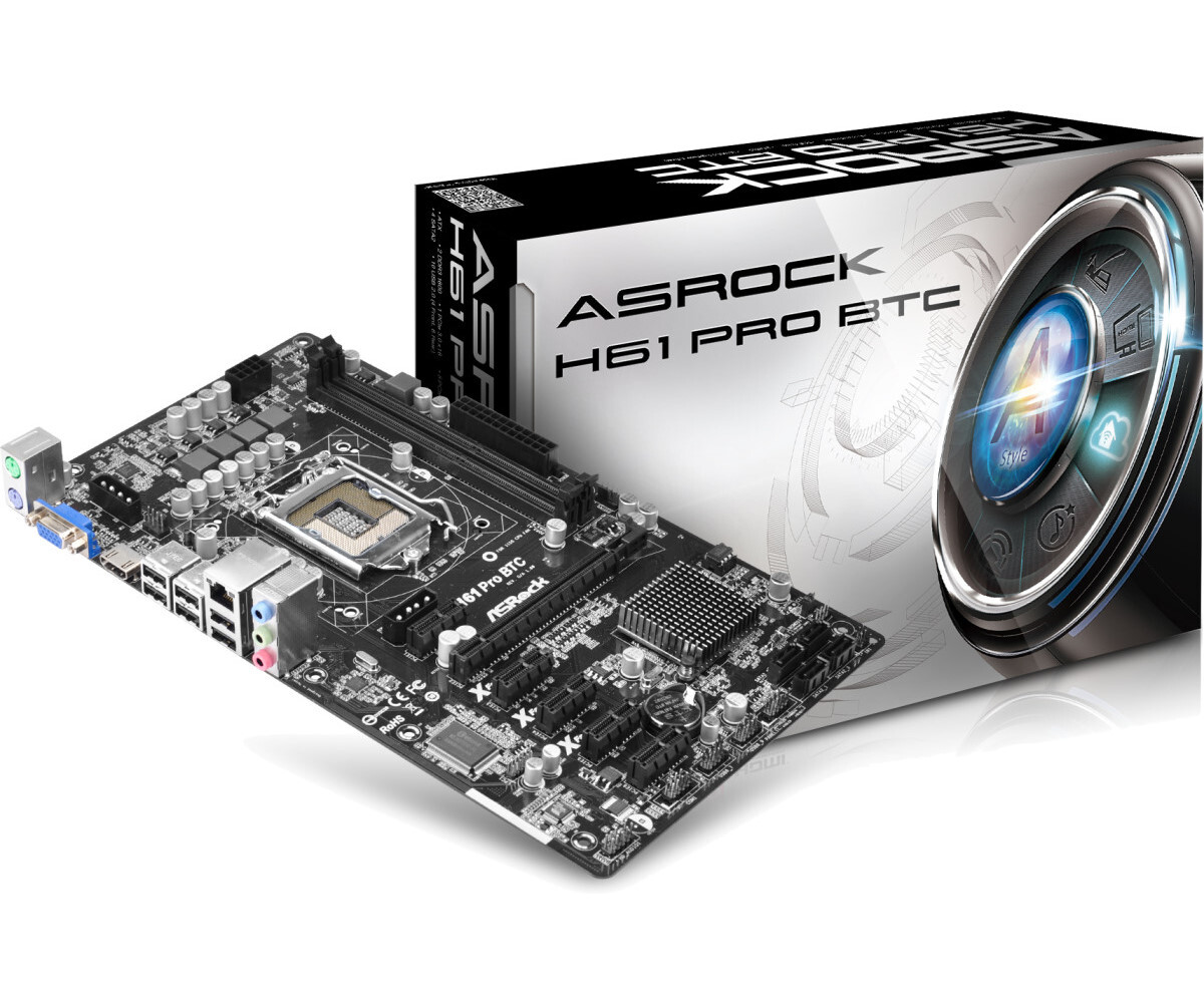 Bo mạch chủ (Mainboard) Asrock H61 Pro BTC - Socket 1155, H61, DDR3