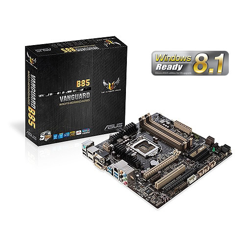 Bo mạch chủ - Mainboard Asus VANGUARD B85 - Socket 1150, Intel B85, 4 x DIMM, Max 32GB, DDR3