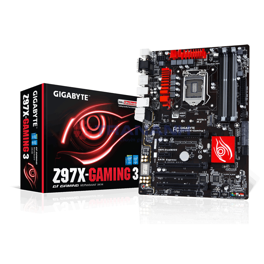 Bo mạch chủ Gigabyte Z97X-Gaming3 - Intel Z97 Express, 32GB DDR3, Bus 1333MHz