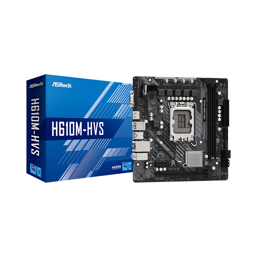 Bo mạch chủ - Mainboard Asrock H610M-HVS DDR4