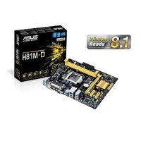 Bo mạch chủ (Mainboard) Asus H81M-D - Socket 1150, Intel H81, 2 x DIMM, Max 16GB, DDR3