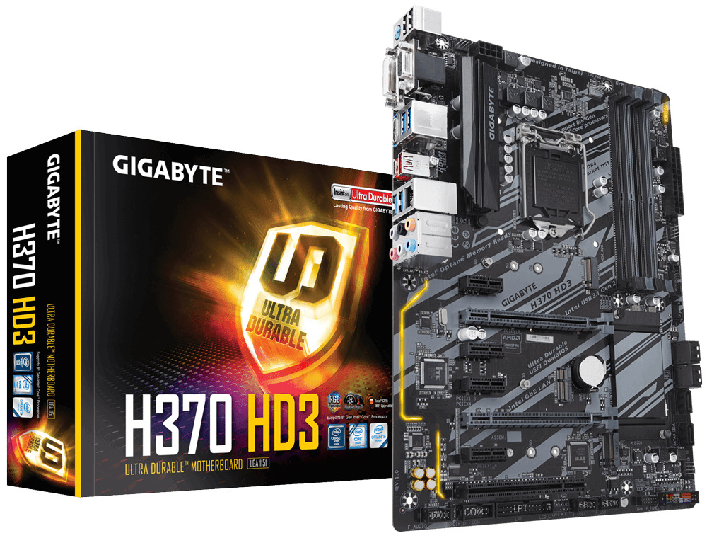 Bo mạch chủ - Mainboard Gigabyte H370-HD3