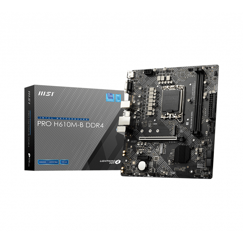 Bo mạch chủ - Mainboard MSI Pro H610M-B DDR4