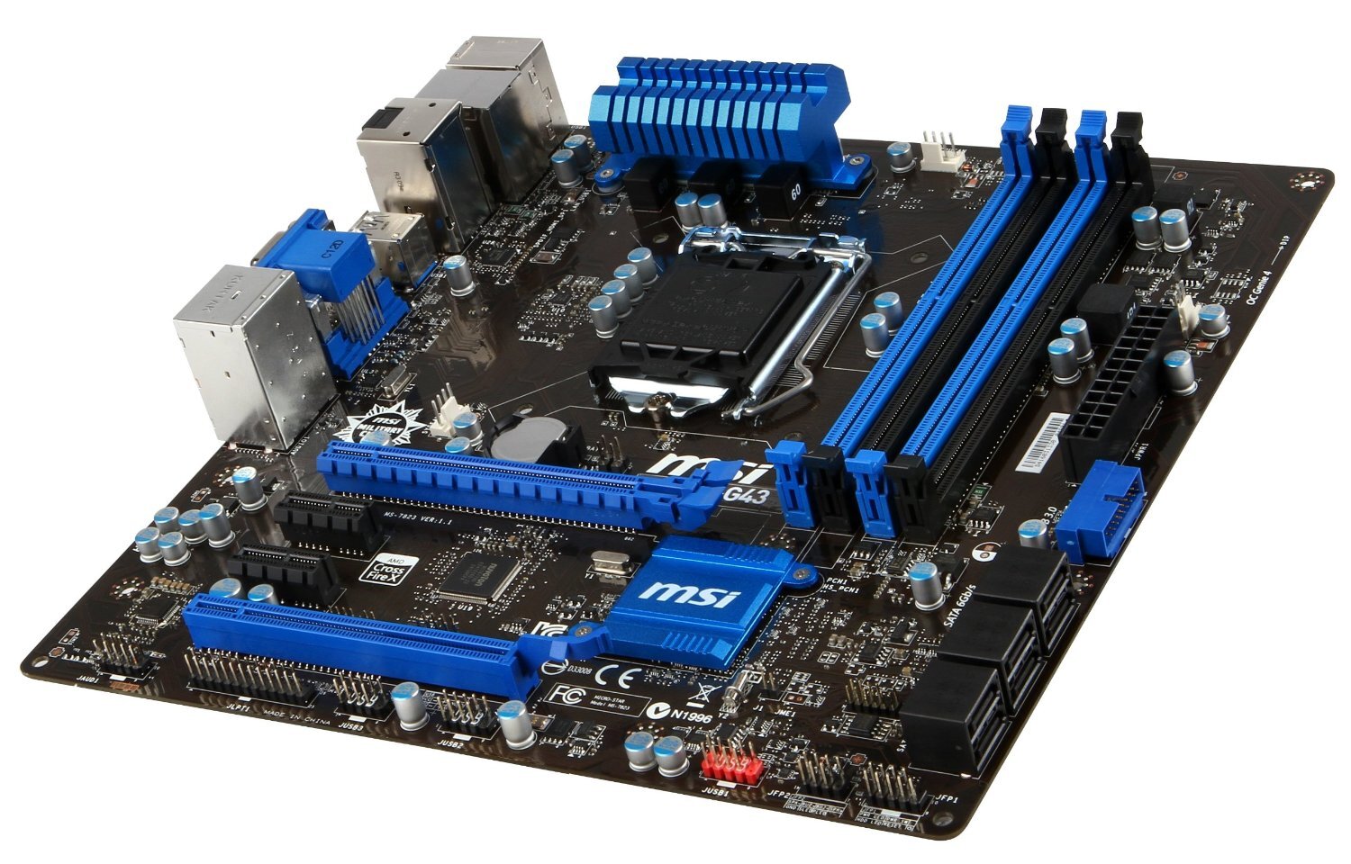 Bo mạch chủ - Mainboard MSI Z87M-G43 - Socket 1150, Intel Z87, 4 x DIMM, Max 32GB, DDR3