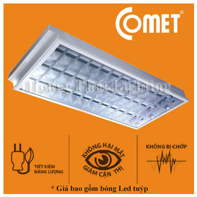 Bộ máng đèn led âm trần Comet CFR206