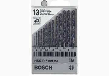 Bộ mũi khoan sắt Bosch 1609200201 - 1.5-6.5mm