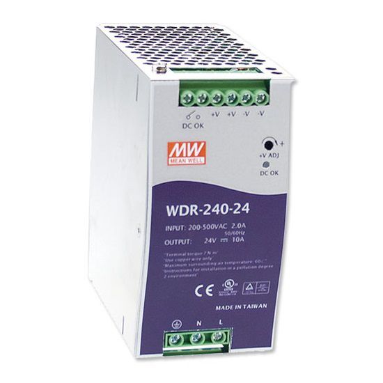 Bộ nguồn Meanwell WDR-240-24 (240W/24V/10A)