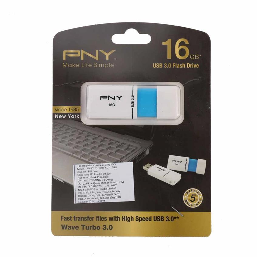 Bộ nhớ ngoài USB PNY WAVE 16Gb