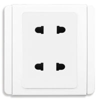 Bộ ổ cắm đôi 2 chấu Schneider E3426US2_WW_G19