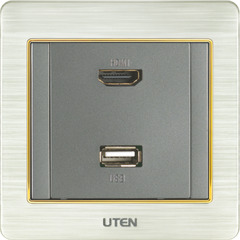 Bộ ổ cắm HDMI và USB UTEN V6.0-HDMI/USB