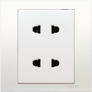 Bộ ổ cắm Schneider KB426US2-WE-G19