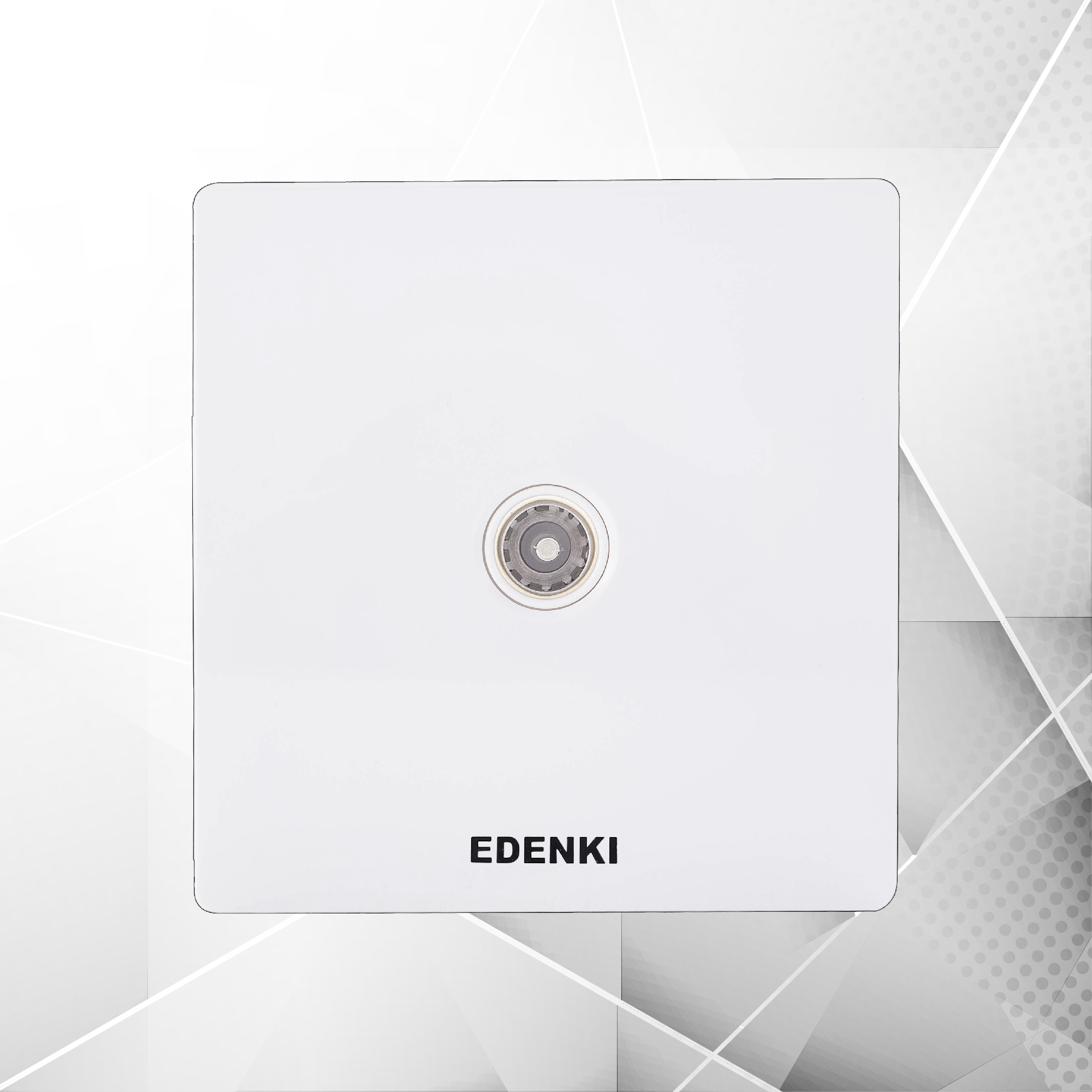 Bộ ổ cắm tivi đơn Edenki EE-TV01