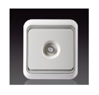 Bộ ổ cắm TV với kết nối chuẩn F Simon 60475-50