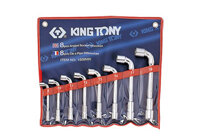 Bộ ống tuýp 8 cái hệ mét Kingtony 1808MR 8-19mm