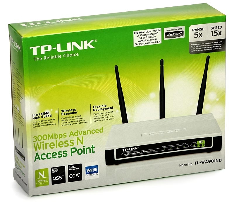 Bộ thu phát không dây TP-LINK TL-WA901ND