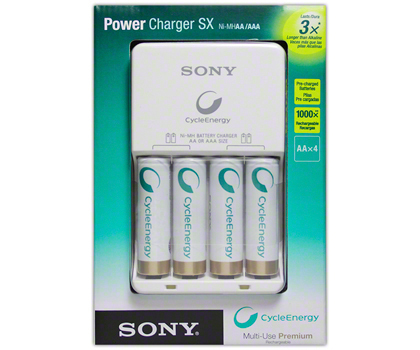 Bộ sạc Sony BCG-34HH4KN 2100mAH