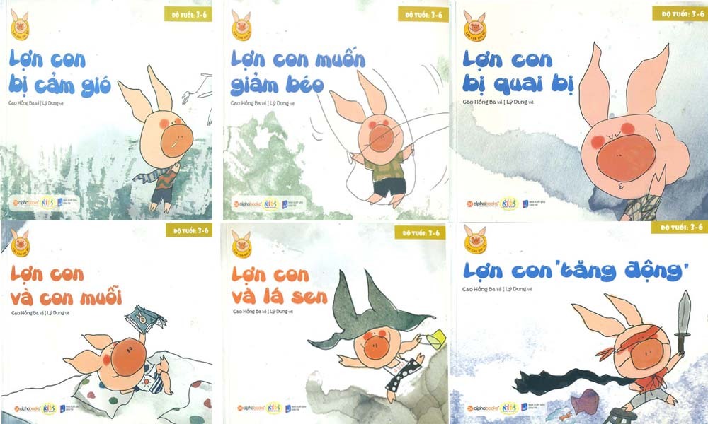 Bộ sách lợn con vui vẻ (3 - 6 tuổi)