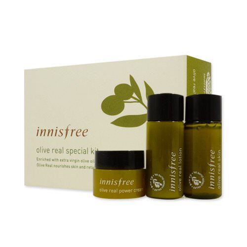 Bộ sản phẩm chăm sóc da mặt Innisfree Olive Real Special Kit