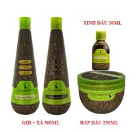 Bộ sản phẩm chăm sóc tóc Macadamia đẳng cấp số 1 (bộ nhỏ)