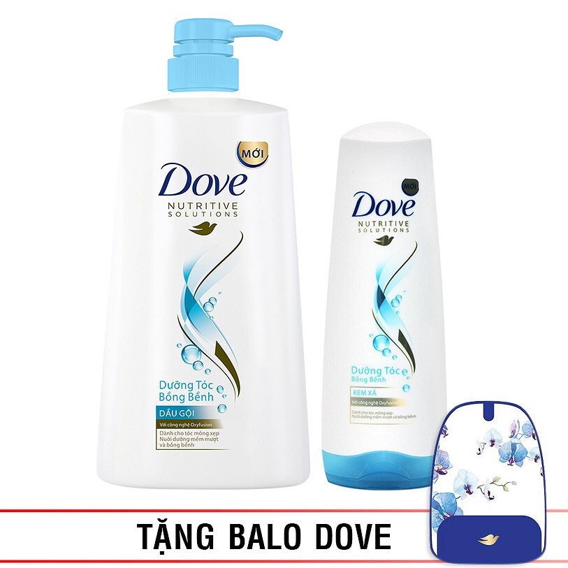 Bộ sản phẩm Dove dưỡng tóc bồng bềnh