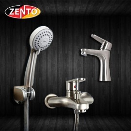 Bộ sen tắm và vòi lavabo inox304 Zento CB008