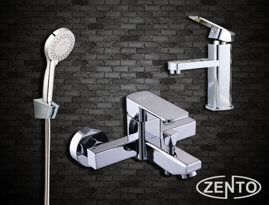 Bộ sen tắm và vòi lavabo Zento CB007