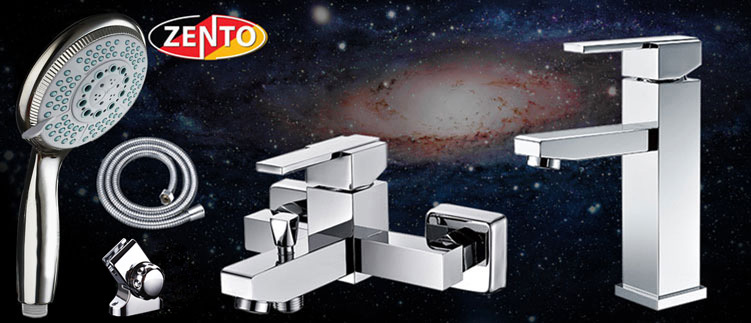 Bộ sen tắm và vòi lavabo Zento CB002