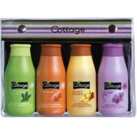 Bộ sữa tắm dạng gel Cottage 717 - 4 chai ,